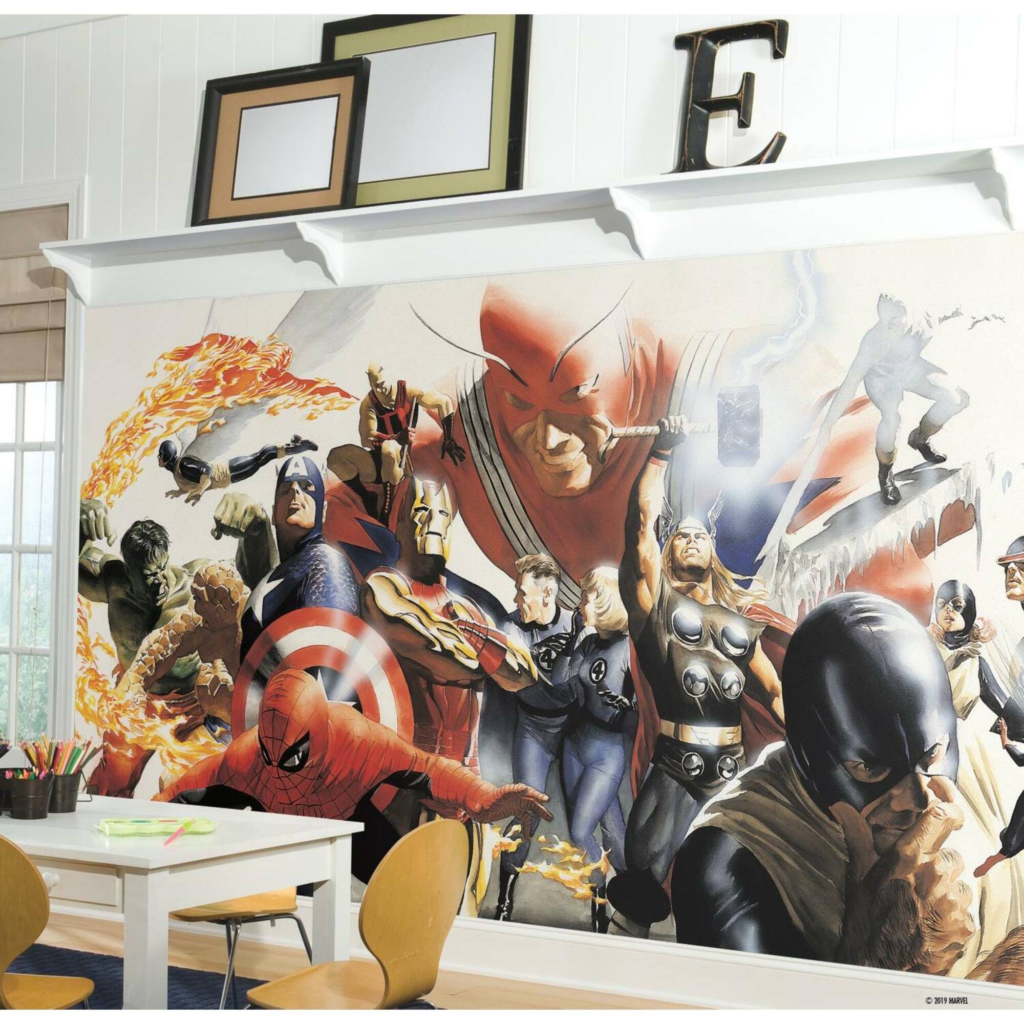 RoomMates Marvel Alex Ross Peel & Stick Wallpaper Mural